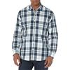 Amazon Essentials Camicia Casual in Popeline a Maniche Lunghe Vestibilità Regular Uomo, Bianco Blu Marino Motivo Quadri Grandi, XL