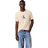 Calvin Klein Uomo T-Shirt Maniche Corte Center Monogram Classic in Cotone