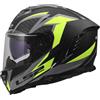 LS2, Casco Moto Integrale STORM III DYNAMO Black H-V Yellow, M