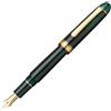 Platino Penna stilografica Platinum #3776 Century verde alloro UEF 14K pennino...