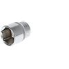 GEDORE Red Inserto per Chiave a Bussola, Attacco 1/2 pollici, 12.5 mm, Bocca Esagonale, Chiave a Bussola 27 mm, Utensile, R610002706, Acciaio