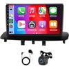BYNYXI 9 Pollici Autoradio con Schermo per Renault Megane 3 2009-2014 2 Din Auto Radio con Navi Android 14 con Wireless Carplay DAB Bluetooth WiFi DSP DAB FM AHD Telecamera Posteriore GPS SWC Mirror Link 2+