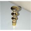 Fatto a mano Manopola in ottone stile design testa manico dorato vintage per bastone da pa...
