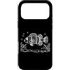 Jimbeels Custodia per iPhone 17 Pro Max Pesce Falco Linie Art Acquariofilo