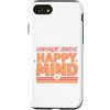 Retro Treasure Collective Custodia per iPhone SE (2020) / 7/8 Vintage trova mente felice retrò amante della parsimonia stile vintage
