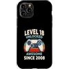 Level 18 Unlocked Awesome Since 2008 Custodia per iPhone 11 Pro Livello 18 sbloccato fantastico dal 2008