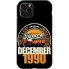 Jahrgang 1990 36. Geburtstag Awesome Custodia per iPhone 11 Pro Grande da dicembre 1990 36° compleanno frase 36 anni