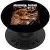 Golden Retriever Best Life Dog Gift Mission Sushi Golden Retriever Sushi Amante PopSockets PopGrip Adesivo