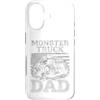 Monster Truck Dad Gear Custodia per iPhone 17 Monster Truck Dad Bandiera Americana Fuoristrada Veicolo
