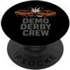 Vintage Derby Badge Mom Demo Crew Humor Demolition Derby Fan Pit Crew Crash Driver Fair Identity PopSockets PopGrip Adesivo