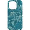 PM-Artistic Custodia per iPhone 15 Pro Sea Ocean Waves Pattern senza bordi Design 5