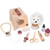 Gioco Del Veterinario in Legno Realistico Kit Medico con Stetoscopio Creativo