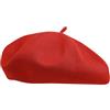 HIQIU Berretto da donna estivo sottile, ultra leggero, traspirante, per artisti, per primavera, tempo libero, Colore: rosso, 56-58