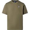 NORTH SAILS T-Shirt Uomo in Jersey di Cotone Organico con Patch Logo