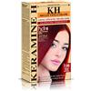 Keramine H Crema Colorante Ristrutturante Biondo Rosso Intenso - 3 Confezioni da 110 ml - Totale: 330 ml