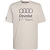 adidas Uomo Audi Revolut Formula One Team Dna Graphic Shirt, Chalk Pearl, S