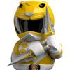 TUBBZ 143322 TUBBZ Sammelente - Power Rangers Yellow Ranger 9cm