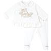 Chicco Coprifasce E Ghettina In Ciniglia, Pigiamino per bambino e neonato Unisex - Bimbi 0-24, Bianco (1), 6 mesi