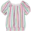 s.Oliver Corta Camicetta a Maniche Corte, Bianco, 128 cm-134 cm Bambine e Ragazze