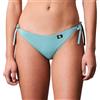 Calvin Klein Donna Slip Bikini Allacciatura Laterale String Side Tie con Etichetta con Logo, (Saltwater Aqua), S