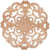 VICASKY 1 pezzo di legno intagliato Applique in polistirolo intagliato fiori in legno massello comò ornamenti in legno massello per mobili non dipinti Onlay Applique bambù accessori legni