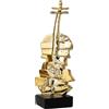 Statuetta a Forma di Violino Moderno Soprammobile a Violino Elegante Ornamento