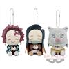 Banpresto Demon Slayer: Kimetsu no Yaiba Pofuto peluche ~No.1~ Tutti e 3 i tipi set Tanjiro Kamado Nezuko Kamado Inosuke Hashibira