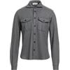 FILIPPO DE LAURENTIIS - Camicia tinta unita - Grigio