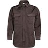 P.A.R.O.S.H. - Camicia tinta unita - Antracite