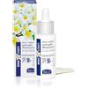 Helan Monoï de Tahiti - Siero Viso Antirughe Idratante con Vitamina C e E, Skincare con Protezione Solare 50+ Viso Tutela Collagene contro Luce Blu, Siero Illuminante Viso Make Up Skin Care 2in1 30 ml