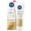 NIVEA SUN Luminous630 Crema Solare Viso SPF 50 40 ml, Protezione solare in fluido leggero, Crema antimacchie viso con Acido Ialuronico, Luminous brevettato e filtri UVA/UVB