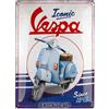 Nostalgic-Art Targa retrò, 30 x 40 cm, Vespa - Iconic since 1946 - Idee regalo per amanti degli scooter, in metallo, design vintage