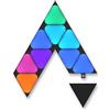 Nanoleaf Shapes Ultra Black Mini Triangle Expansion Pack, 10 Triangoli LED Aggiuntivi RGBW - Applique da Parete Interno Modulari, Luci Led 16M Colori WiFi, Funziona con Alexa, Sincronia Musica/Monitor
