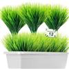 VOGGV Erba artificiale - 12 fasci di piante artificiali per esterni, resistenti ai raggi UV, resistenti alle intemperie, per esterni, balcone, giardino, piante artificiali, per esterni, resistenti ai raggi