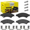 TEXTAR Kit pastiglie freni Anteriore con segnalatore acustico usura con accessori 2563201 Compatibilità con FORD RANGER TKE Ranger Mk4 RA, MAZDA BT-50 Pick-up B22, B32, UP, UR, FORD USA, VW