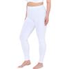 Ulla Popken Leggings da Donna, in Cotone, Sottili, Bianco Neve, 36W x 32L