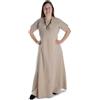 HEMAD Abito medievale Hrist in cotone color canapa, blu, rosso, verde chiaro, beige S/M, L/XL, XXL/XXXL abito LARP