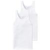 Schiesser - Canottiera, Senza Maniche, Pacco da 2, Uomo, Bianco (Weiß (100-weiss)), XL
