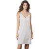 BEAUTELICATE Abitino Sottoveste Donna Corta Cotone Vintage Sottovesti Sottogonna con Forma di Reggiseno Sexy Camicia da Notte con Scollo a V Lingerie Elegante (Avorio, XL)