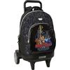safta Master OF THE UNIVERSE - Zaino grande con ruote, Compact Evoluzione, rimovibile, ideale per bambini di diverse età, comodo e versatile, qualità e resistenza, 33 x 22 x 45 cm