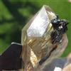 Minerali *** QUARZO con EMATITE e RUTILO DORATO "Capelli di Venere" Brasile