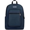 Invicta Zaino Jelek Plain, Blu, 34 L, Doppio Scomparto, Doppia tasca frontale, Tasca interna con organizer, Tasca porta pc o tablet, Tasca portaborraccia, Scuola media e superiore, Ragazza, Ragazzo