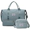 Balakaka Borsone da Viaggio Donna 42L Impermeabile | Borsa Parto Ospedale Mamma Multifunzione con Scomparto Scarpe & Tasca Bagnata, con Piccola Borsa di Lavaggio 2.8L, Verde