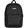 Invicta Zaino Scuola Lab Shine, Nero, 27 L, Effetto brillantini, Doppio Scomparto, Tasche laterali portaborraccia, Tasca interna con organizer, Scomparto porta pc, Scuola media e superiore, Ragazza