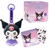 Comansi Kuromi Diablo Figura con Portachiavi e Accessori - Kuromi e My Melody Collezione Angelo&Diavolo - per i Fan di Hello Kitty and Friends Kawaii