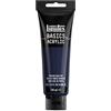 Liquitex 8870066 Basics - Pittura acrilica, Pigmenti per artisti monopigmentati, Resistente alla luce, durevole nel tempo, Finitura satinata, Tubo da 118 ml - Blu Di Prussia Imitazione