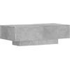vidaXL Tavolino Salotto Grigio Cemento 100x49,5x31cm Legno Multistrato