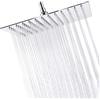 Ejoyous Soffione Doccia a Pioggia in Acciaio Inossidabile 30x30cm Finitura Cromo Lucido