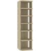 vidaXL 1/2x Scarpiere 25x27x102 cm Organizer Porta Scarpe Casa Colori Diversi