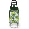 Excelsa Foliage Carrello Porta Spesa, Capacità 38 L, Sacca Rimovibile, Idrorepellente